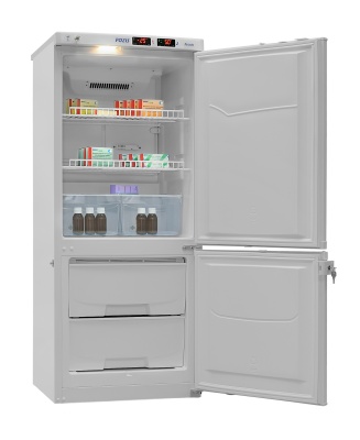 POZIS ХЛ-250 (металл/металл) Холодильник комбинированный лабораторный